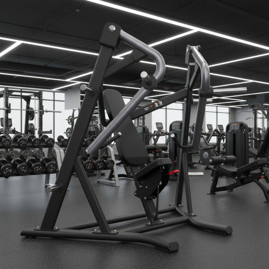 TKO 702DP Signature Series Unilateral Converging Decline Press in gym