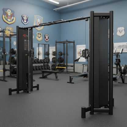 TKO 7030-B Signature Series Cable Crossover in gym