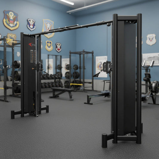 TKO 7030-B Signature Series Cable Crossover in gym
