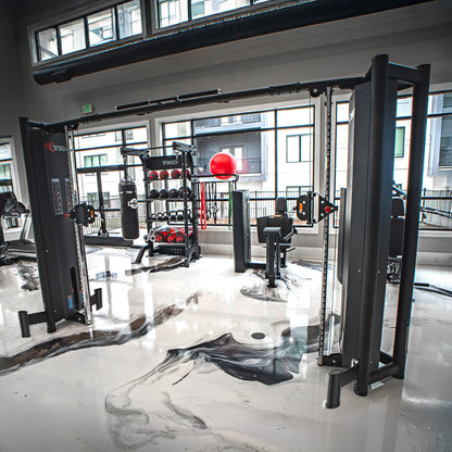 TKO 7030-B Signature Series Cable Crossover in gym