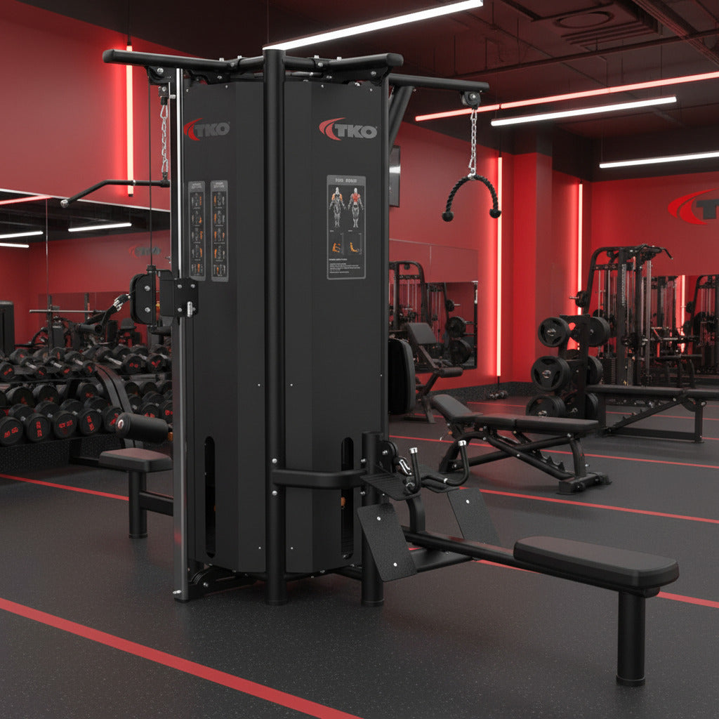 TKO 7031-B Signature Series 4 Stack Multi-Station in gym
