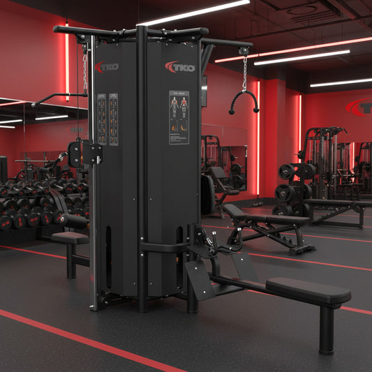 TKO 7031-B Signature Series 4 Stack Multi-Station in gym
