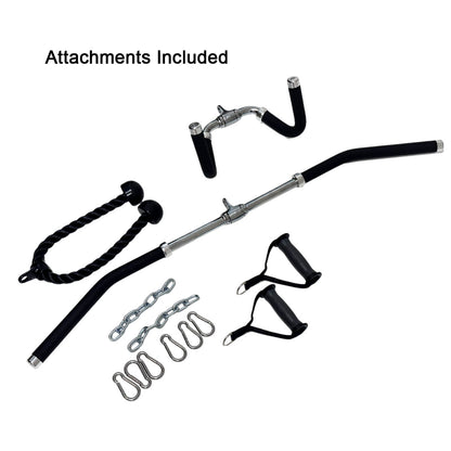 TKO 7032-B Signature Series 5 Stack Multi-Station attachments on white background