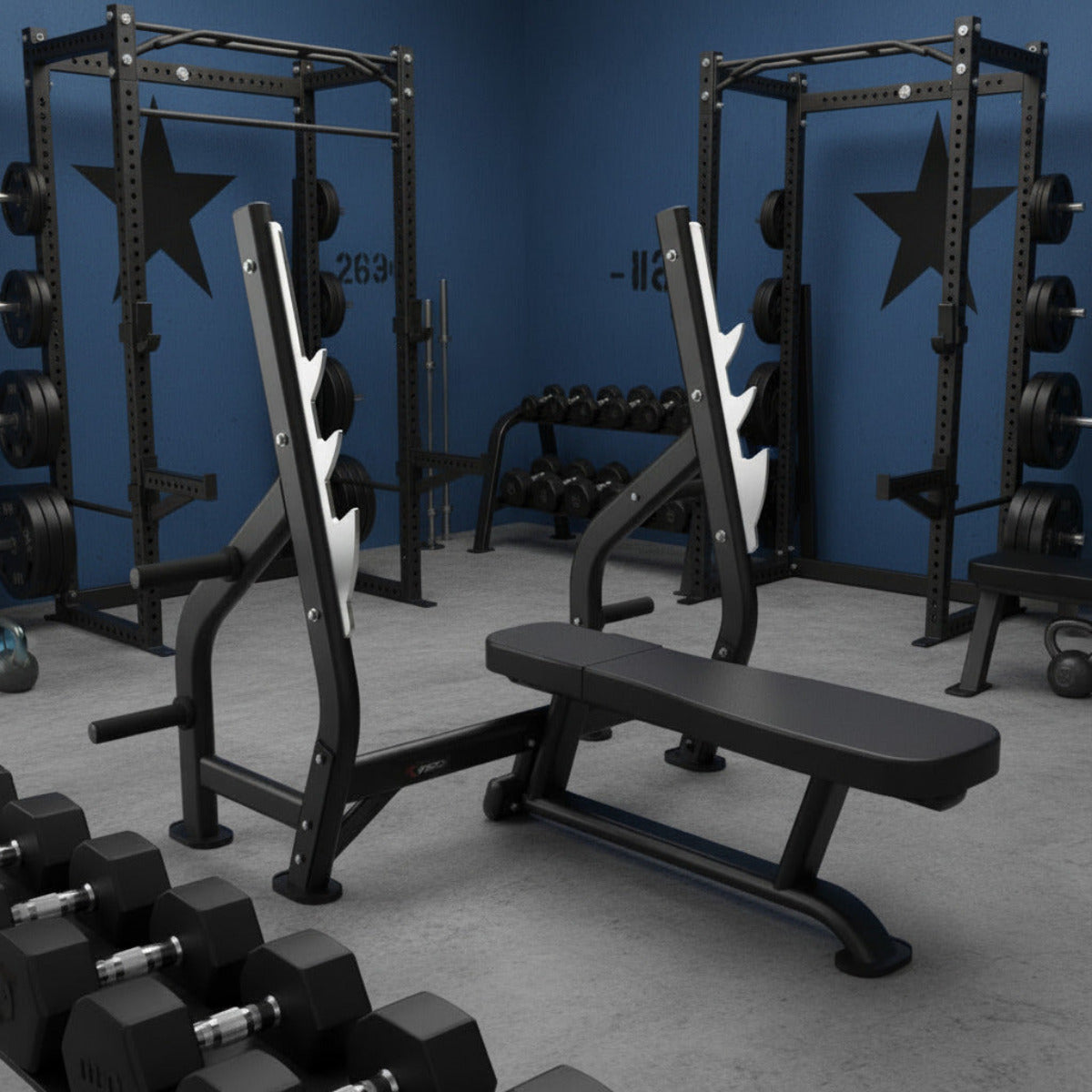 TKO 7040-G2 Signature Olympic Flat Bench gym