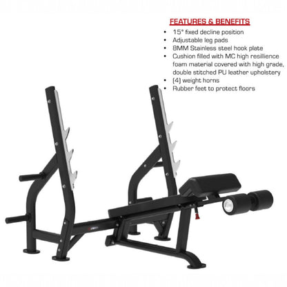 TKO 7042-G2 Signature Olympic Decline Bench specs