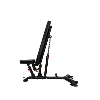 TKO 7045-G2 Signature Multi-Adjustable Bench incline side view on white background