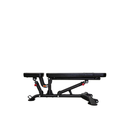 TKO 7045-G2 Signature Multi-Adjustable Bench flat side view on white background