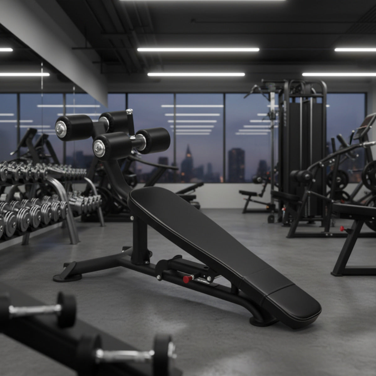 TKO 7047-G2 Signature Multi-Ab / Decline Bench in gym