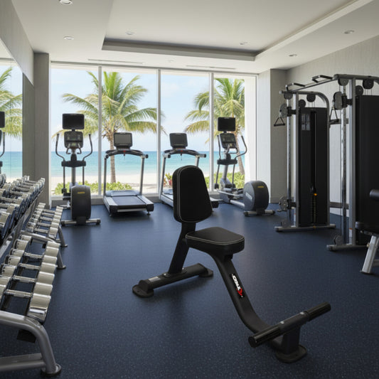 TKO 7049-G2 Signature Utility Bench in gym