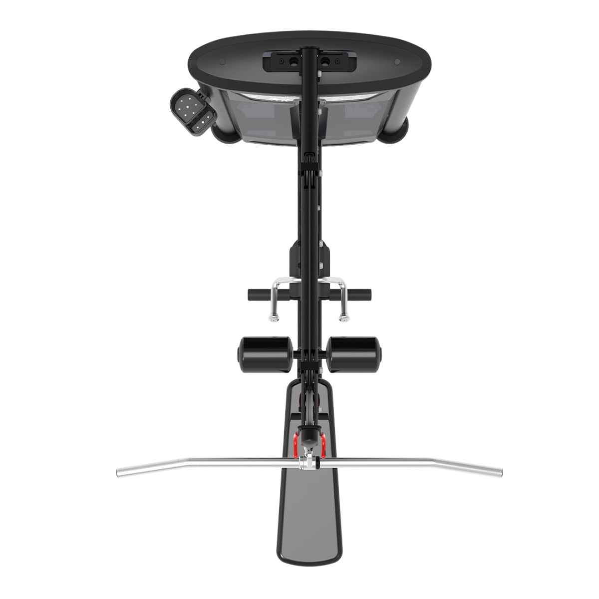 TKO 7061-G2 Signature Series Lat Pulldown / Vertical Row on white background top down view.
