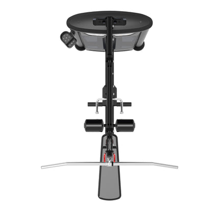 TKO 7061-G2 Signature Series Lat Pulldown / Vertical Row on white background top down view.