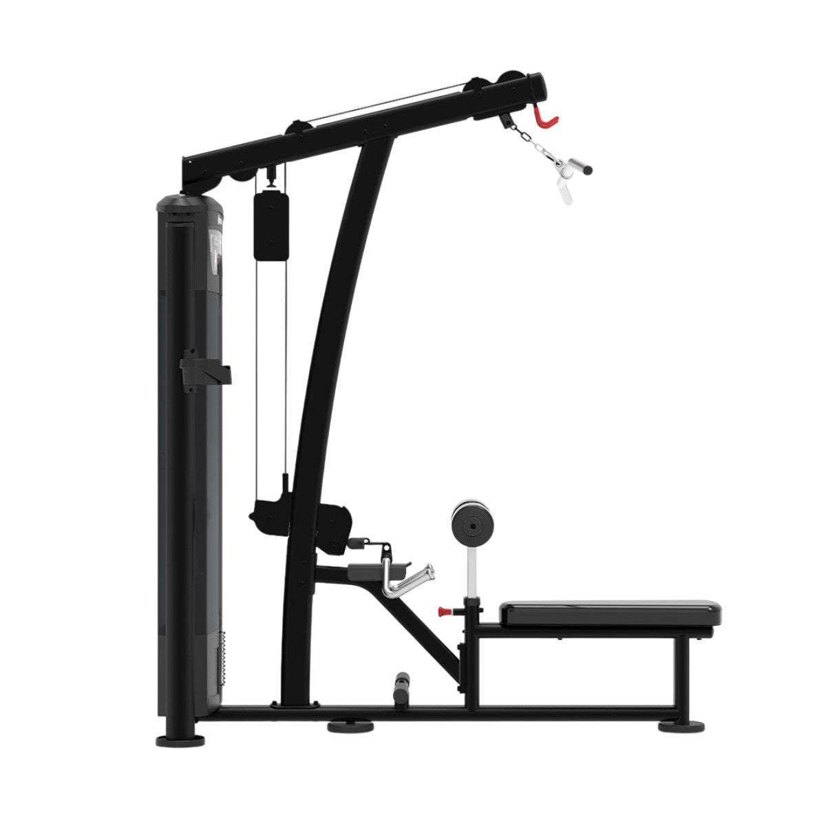 TKO 7061-G2 Signature Series Lat Pulldown / Vertical Row on white background side view