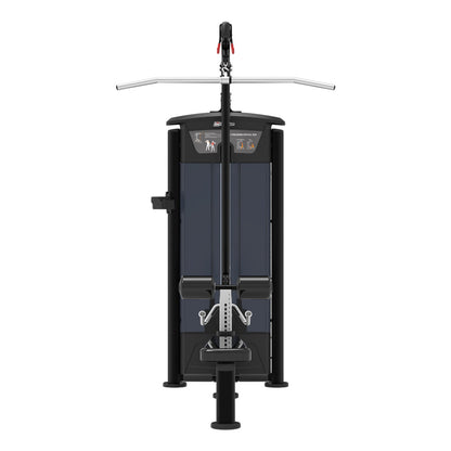 TKO 7061-G2 Signature Series Lat Pulldown / Vertical Row on white background rear view