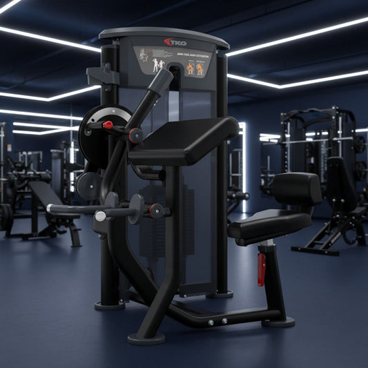 TKO 7063-G2 Signature Series Bicep Curl/Tricep Extension in gym
