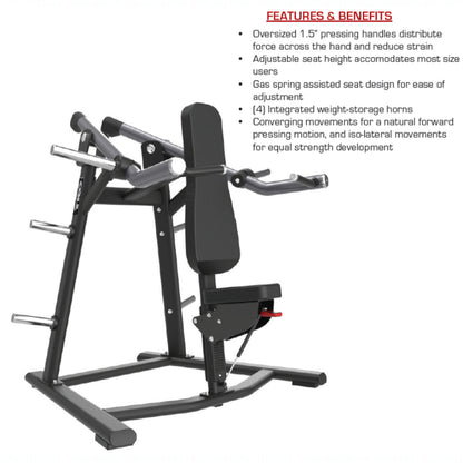 TKO 709SP Signature Unilateral Converging Shoulder Press features