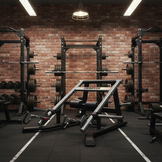 TKO 718LD Signature Plate Loaded Universal Lunge Deadlift Shrug in gym