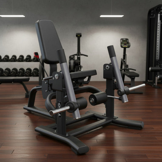 TKO 719LE Signature Plate Loaded Unilateral Leg Extension in gym