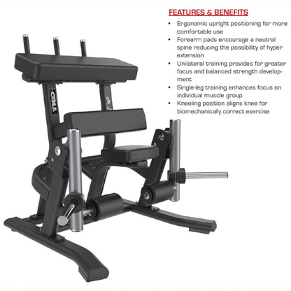 TKO 720LC Signature Plate Loaded Unilateral Leg Curl specs