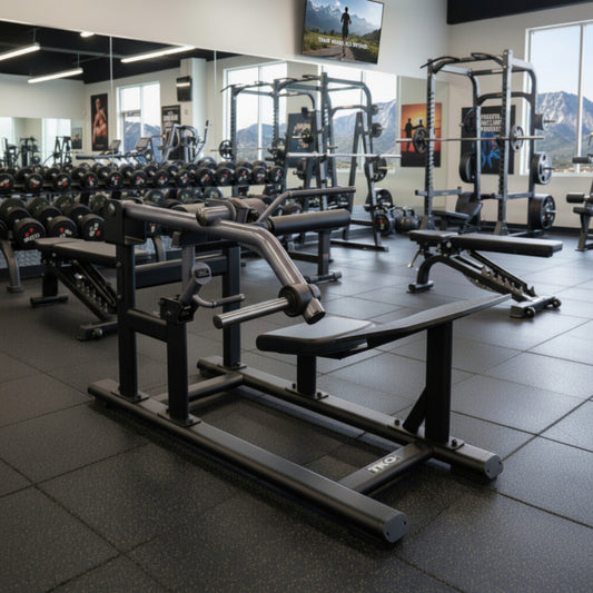 TKO 723HT Signature Plate Loaded Hip Thrust in gym