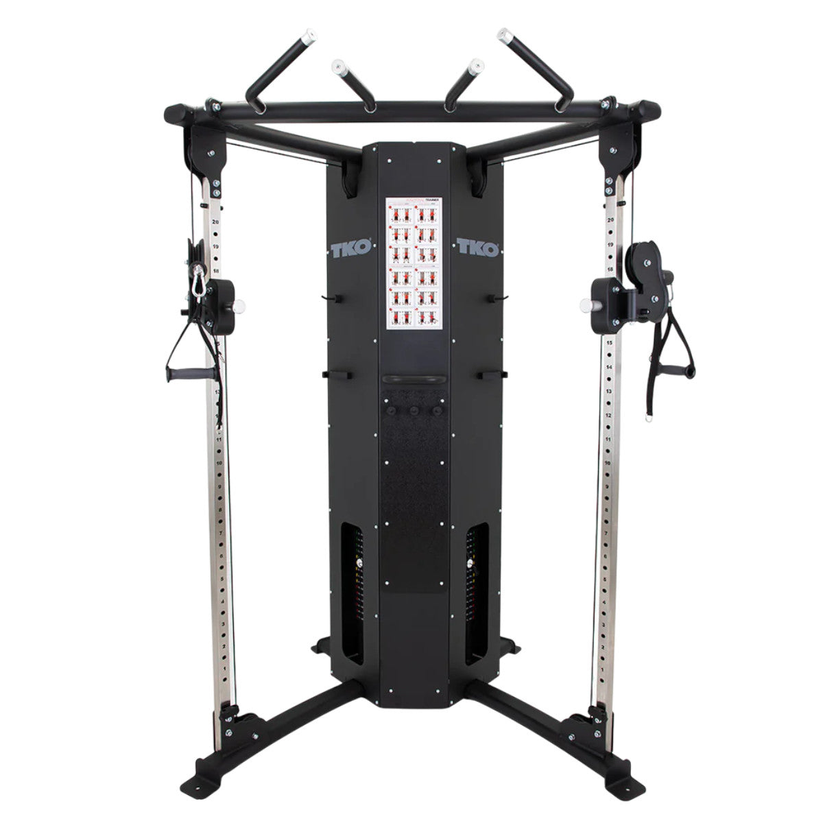 TKO 8060FT2-BK Functional Trainer on white background