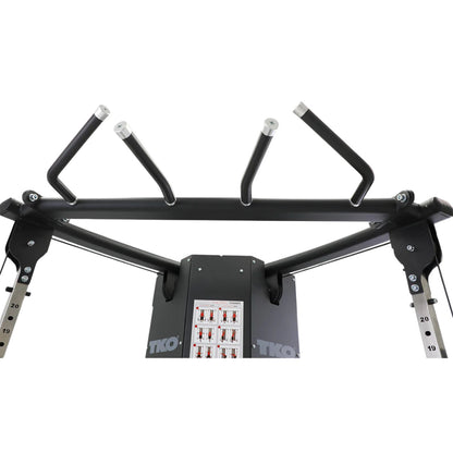 TKO 8060FT2-BK Functional Trainer multi-grip pull-up bar shown on white background