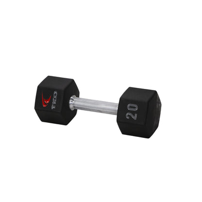 TKO 816TXU 20 lb dumbbell shown on white background.