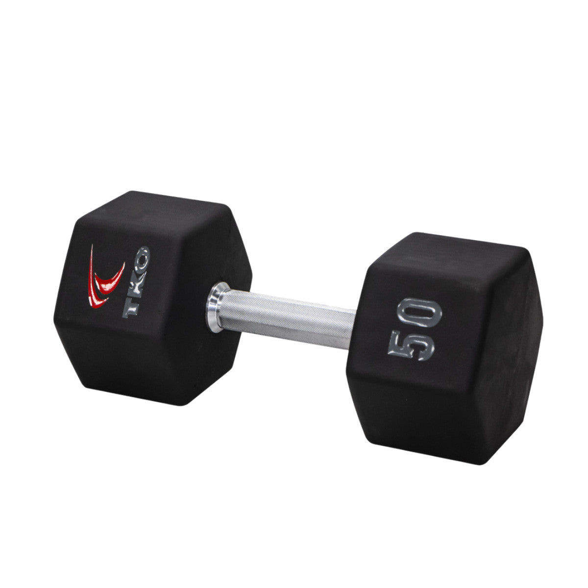 TKO 816TXU 50 lb dumbbell shown on white background.