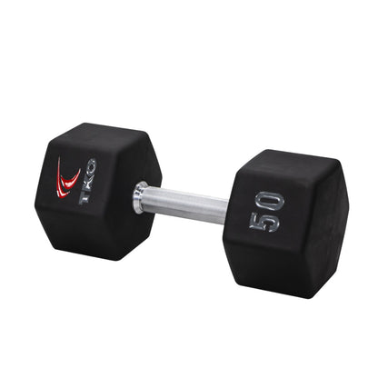TKO 816TXU 50 lb dumbbell shown on white background.