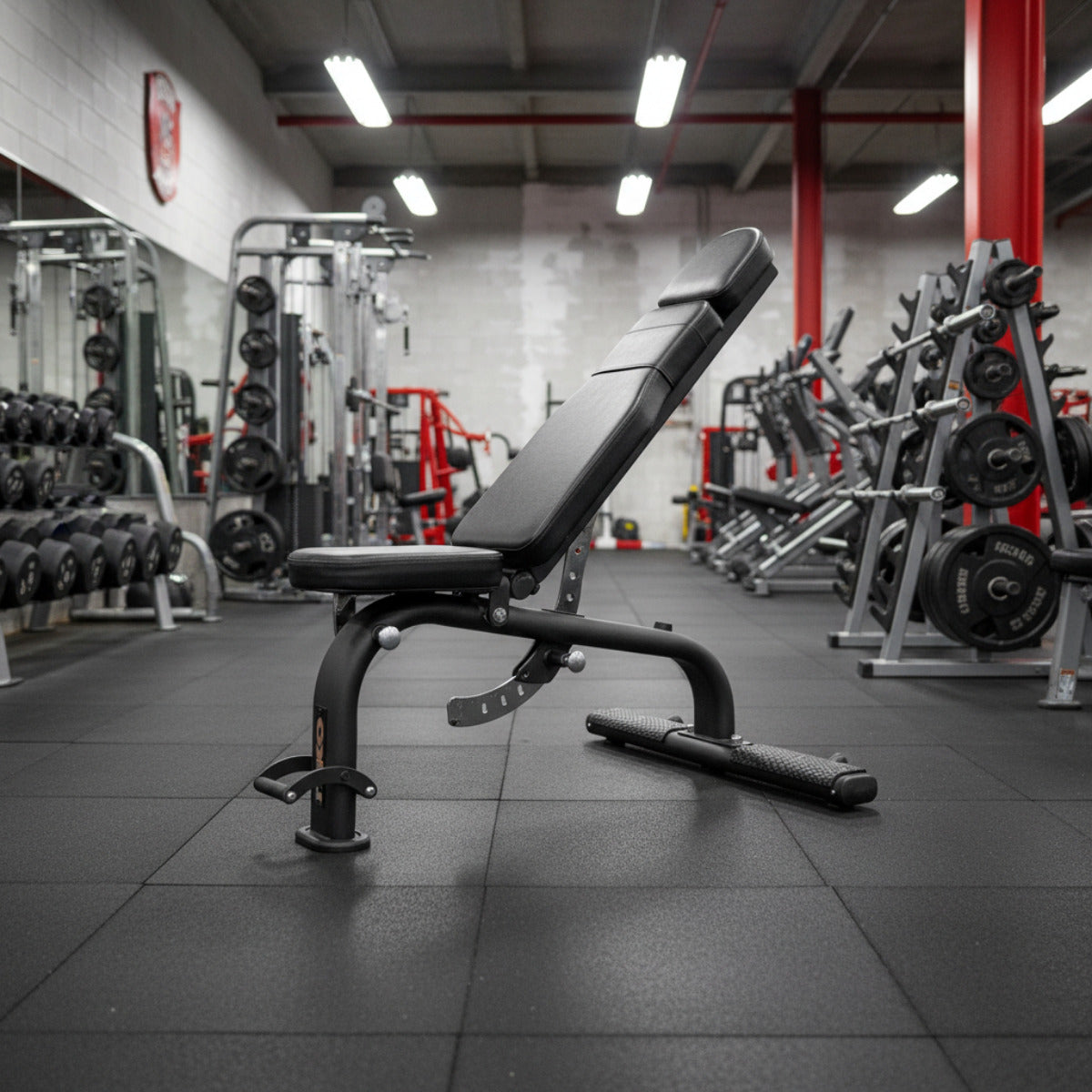 TKO 824FID-BK Signature FID Bench fire dept gym