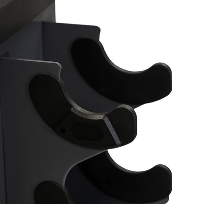TKO 826VDR8-SM 8 Pair Vertical Dumbbell Rack closeup on white background