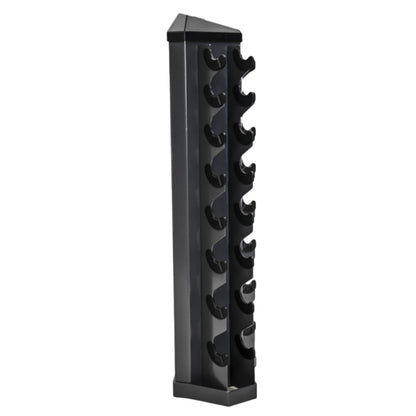 TKO 826VDR8-SM 8 Pair Vertical Dumbbell Rack side view on white background
