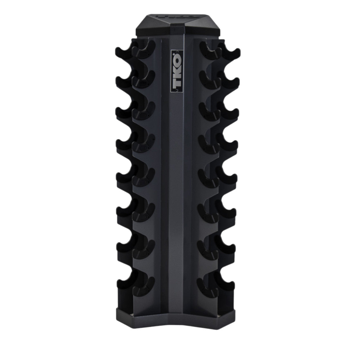 TKO 826VDR8-SM 8 Pair Vertical Dumbbell Rack on white background