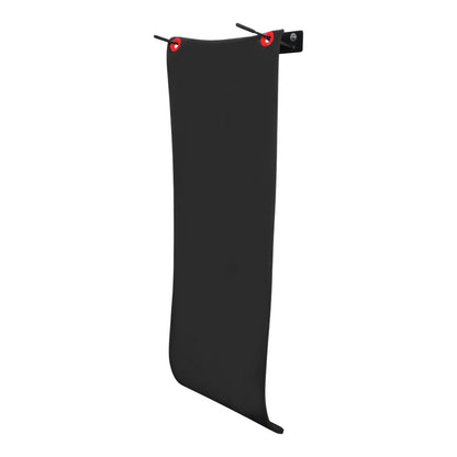 TKO 5723CMG Eight Commercial Hanging Mats with Wall Mount Rack on white background