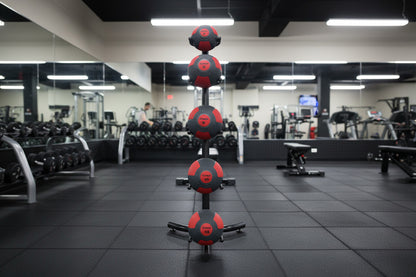 TKO 849MB5 med balls shown in gym