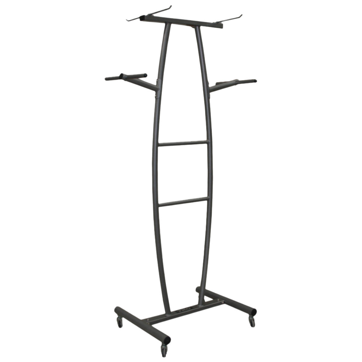 TKO 850MR-BK is the Commercial Hanging Club Mat Rack on white background