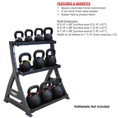TKO 856KR kettlebell rack info