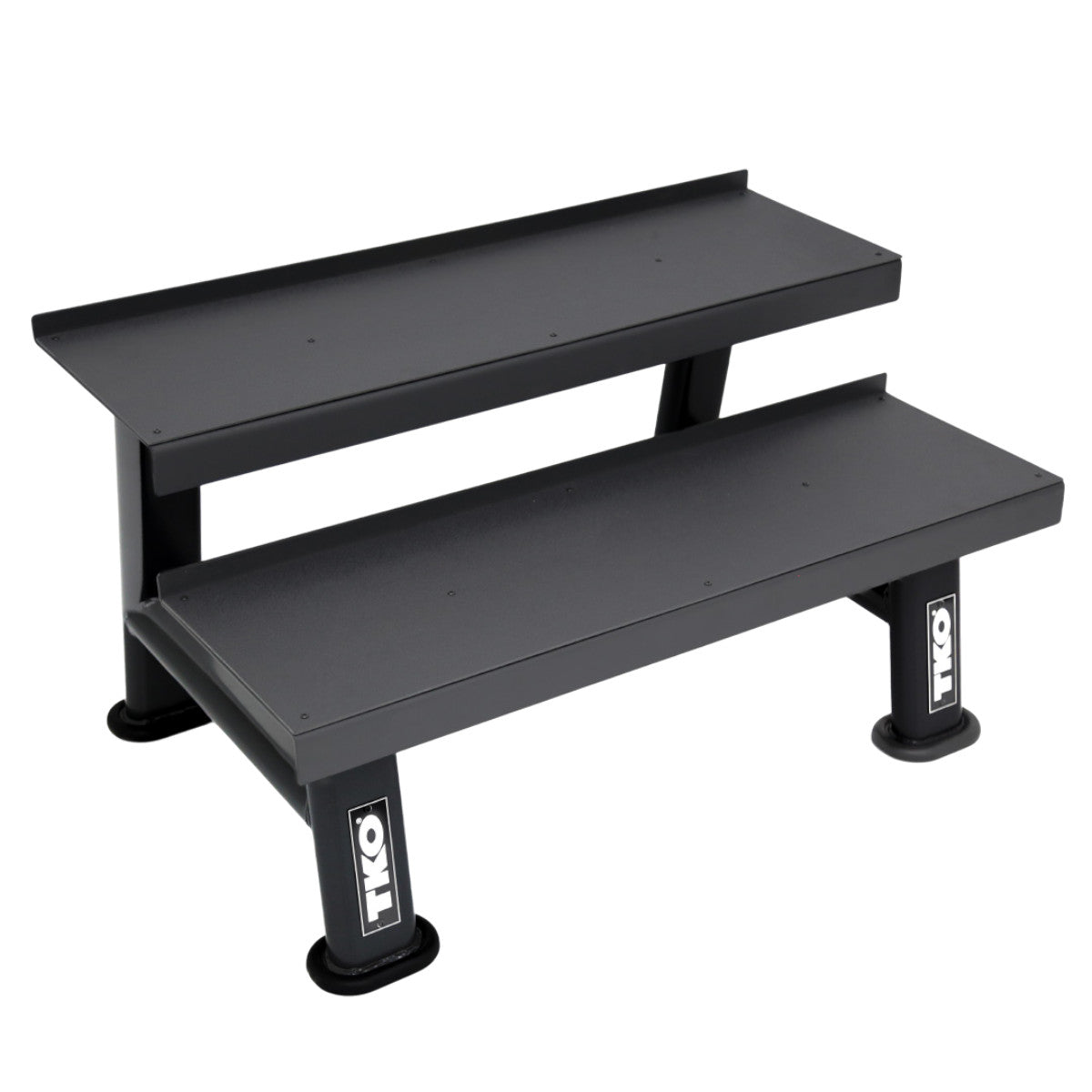 TKO 859KR-BK rack on white background angle