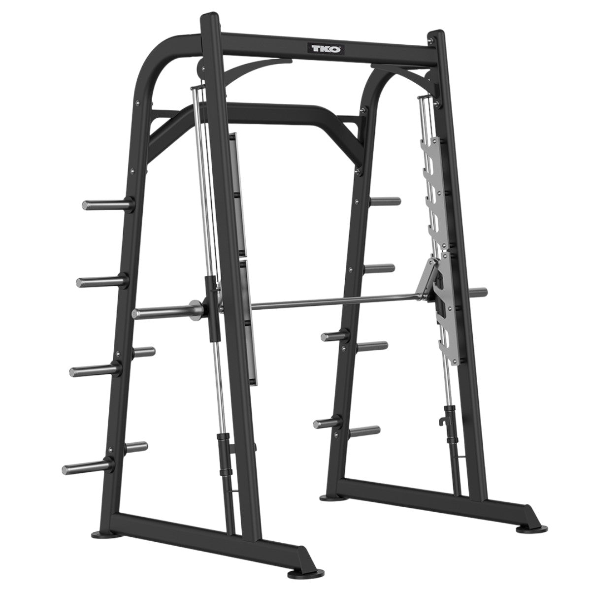 TKO 872SM-BK Signature Plate Loaded Smith Machine on white background