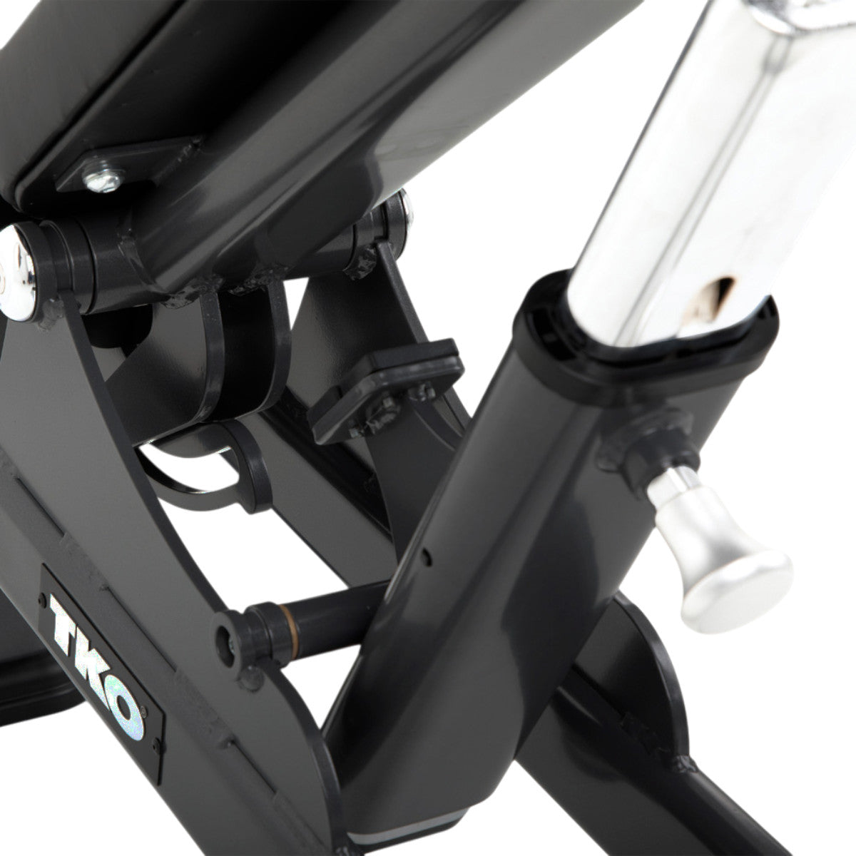 TKO 874MA-BK Commercial Multi-Angle Bench adjustment on white background