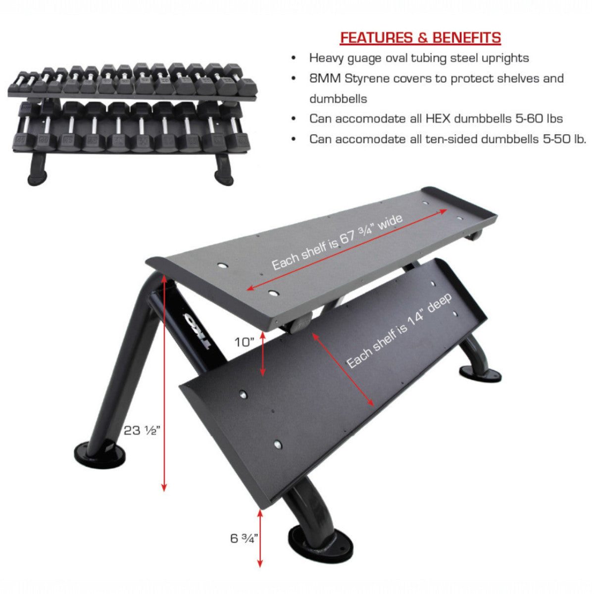 TKO 889HDR-BK rack info