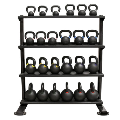 TKO 895KR-4B 4 Tier Universal Vertical Kettlebell & Storage Rack on white background