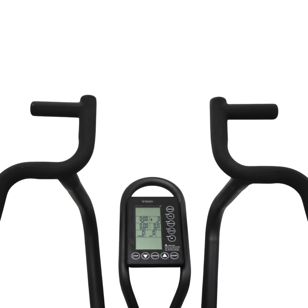 TKO 8AB AirRaid Bike handles with digital display on a white background