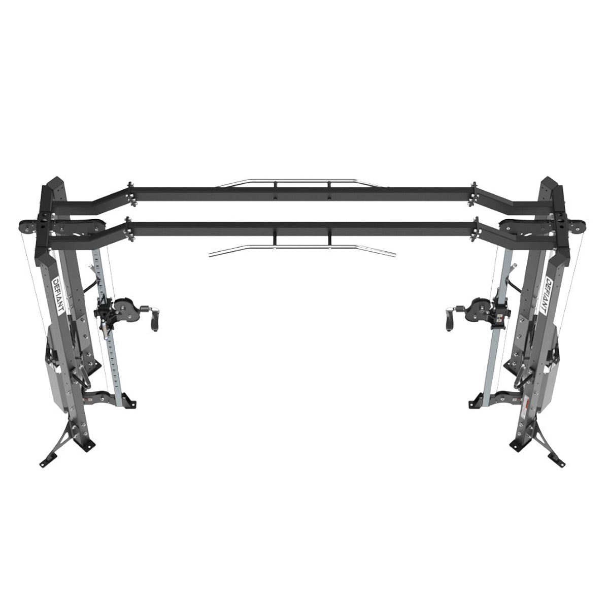 Defiant Strength MS-2 Cable Crossover on white background top view