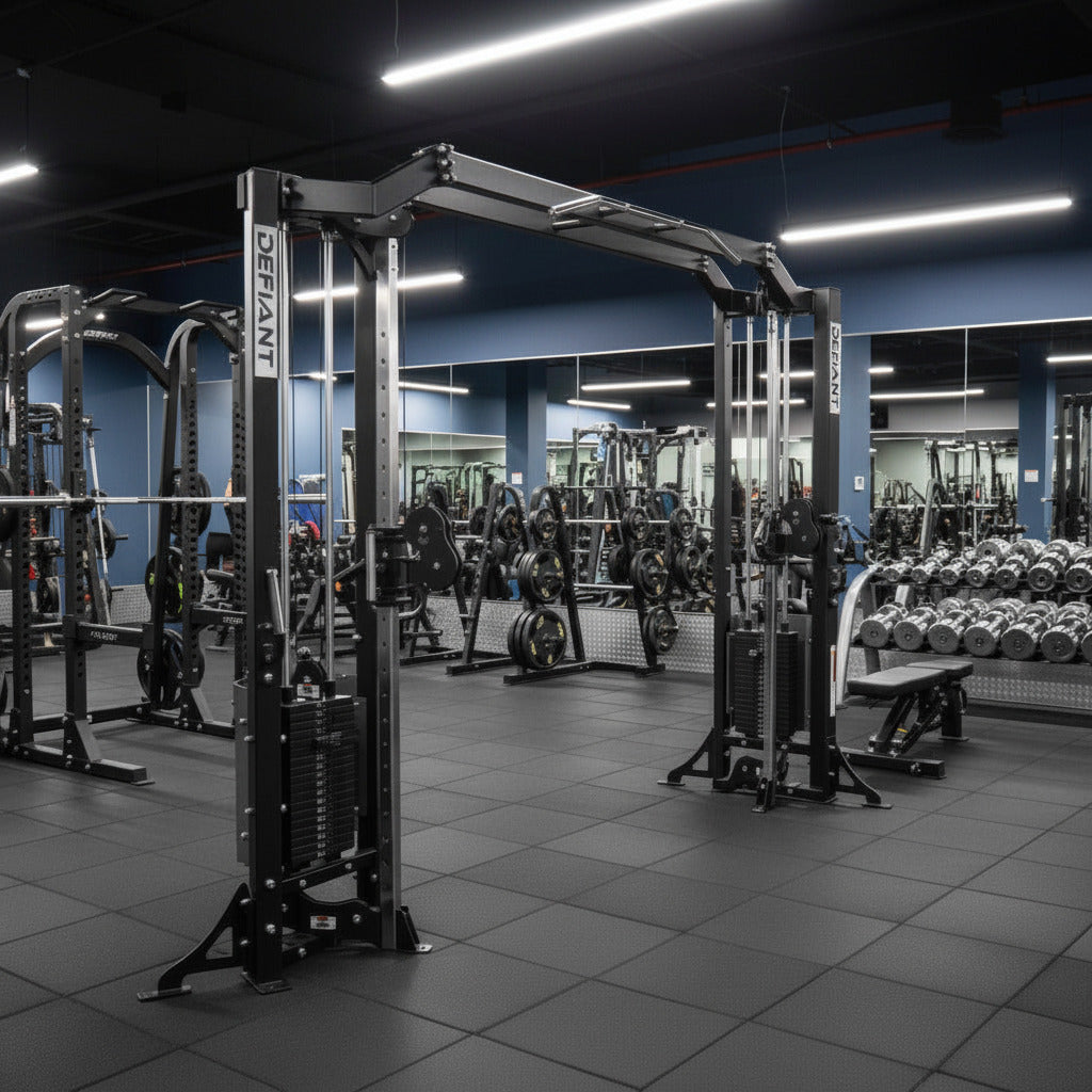 Defiant Strength MS-2 Cable Crossover in gym