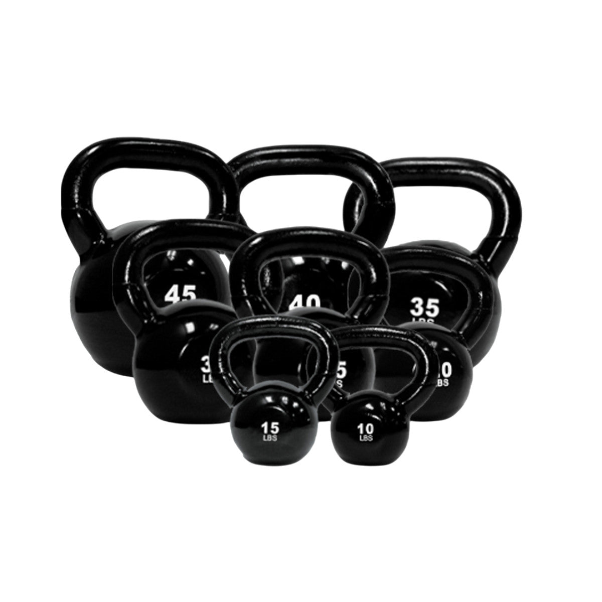 TKO Kettlebell 857KBV group on white background