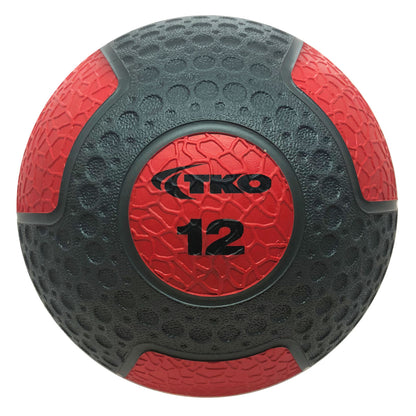 TKO Medicine ball 509CMB 12 lb on white background