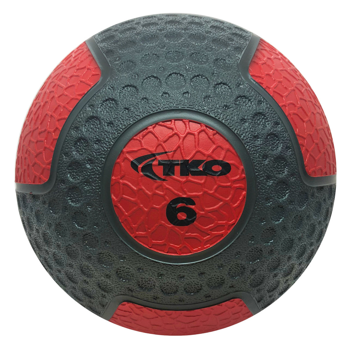 TKO Medicine ball 509CMB 6 lb on white background