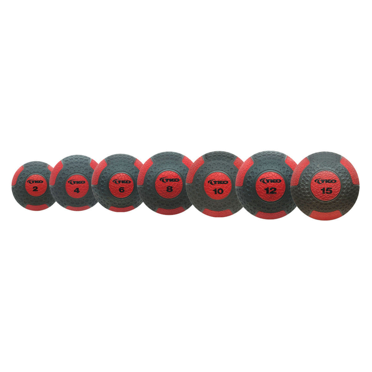 TKO Medicine ball 509CMB set on white background