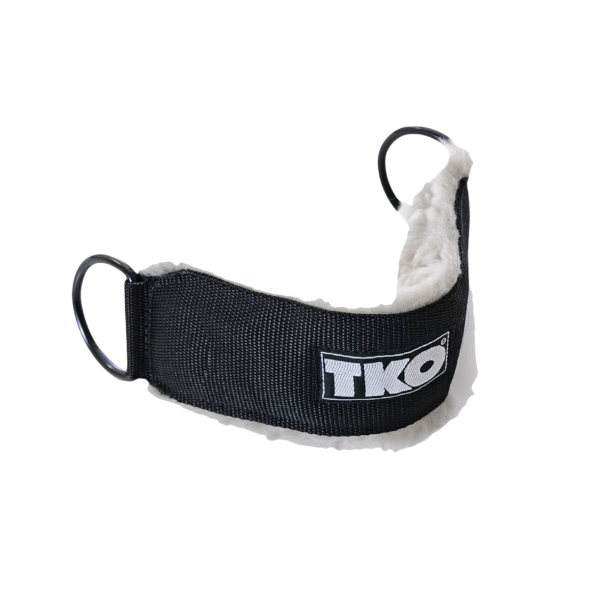 TKO 106H-BK Ultimate Ankle Strap Black on white background