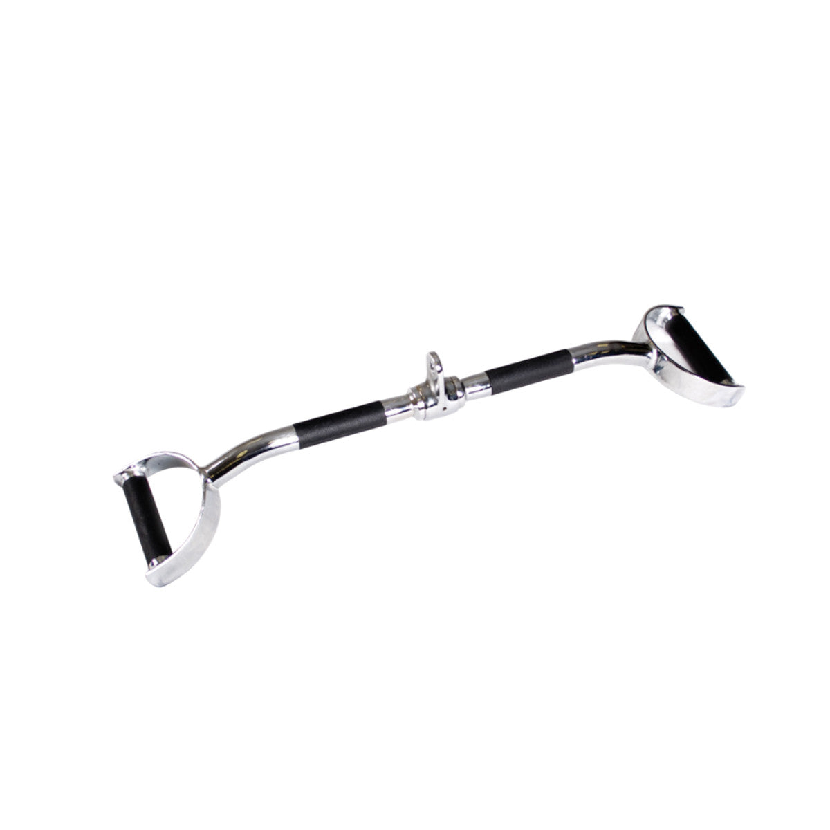 TKO 820TAL-30 30" Chrome Pro Lat Bar w/Polyurethane grips on white background